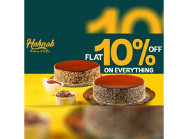 Hobnob Bakery FLAT 10% OFF on Everything